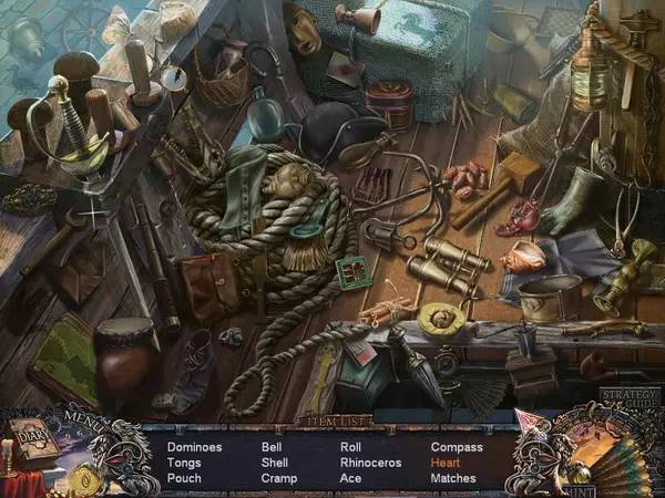 Иллюстрация уровня Grim Facade  Mystery of Venice Collector’s Edition с деталями окружения
