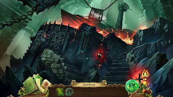Иллюстрация уровня Grim Legends 2  Song of the Dark Swan с деталями окружения