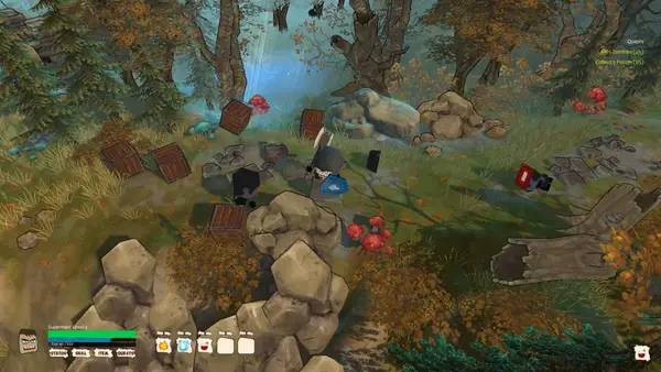 Иллюстрация уровня Grindzones с деталями окружения