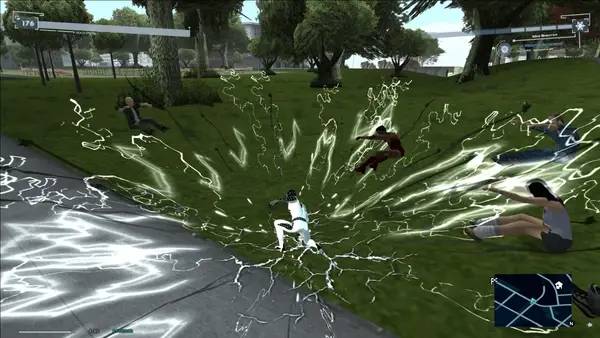 Иллюстрация уровня ГТА Сан Андреас - Spider-Man Mod с деталями окружения