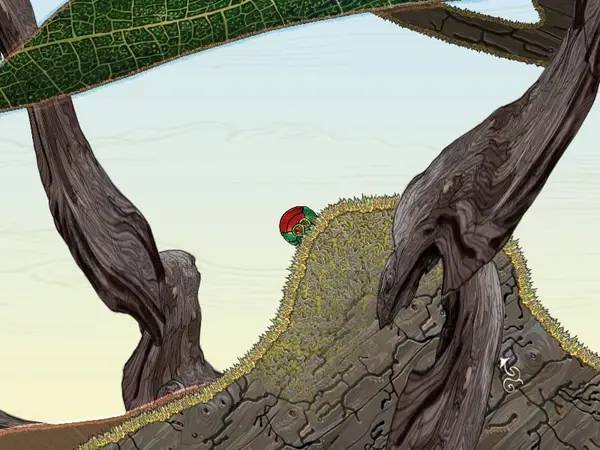 Иллюстрация уровня Gumboy - Crazy Adventures с деталями окружения