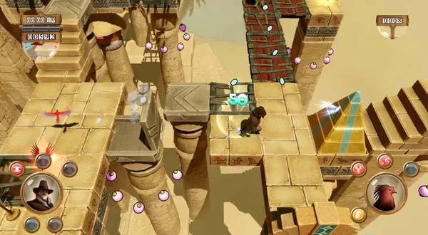 Иллюстрация уровня Hamilton's Great Adventure с деталями окружения