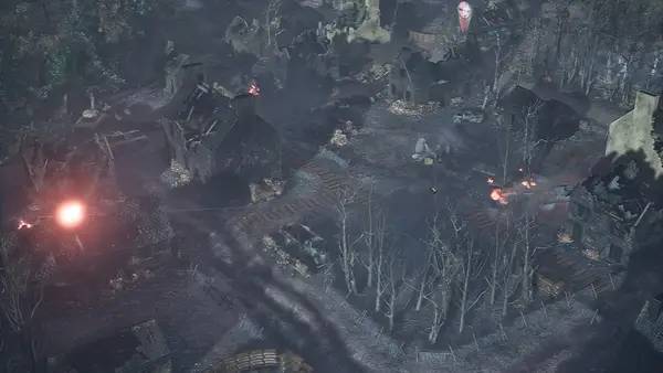 Иллюстрация уровня Headquarters World War II с деталями окружения