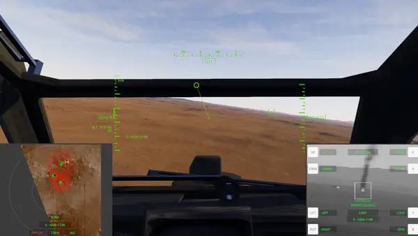 Иллюстрация уровня Helicopter Gunship DEX с деталями окружения