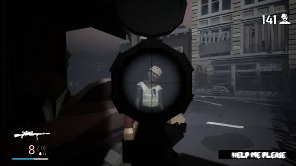 Иллюстрация уровня Help me please с деталями окружения