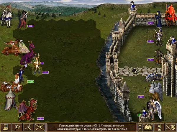 Иллюстрация уровня Heroes of Might and Magic 3  In the Wake of Gods с деталями окружения