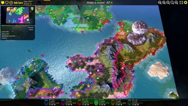 Иллюстрация уровня Hex Empire 3 с деталями окружения