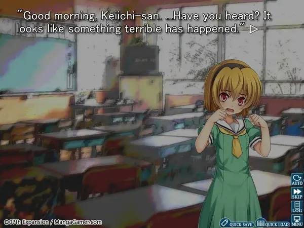 Иллюстрация уровня Higurashi When They Cry Hou - Ch.2 Watanagashi с деталями окружения