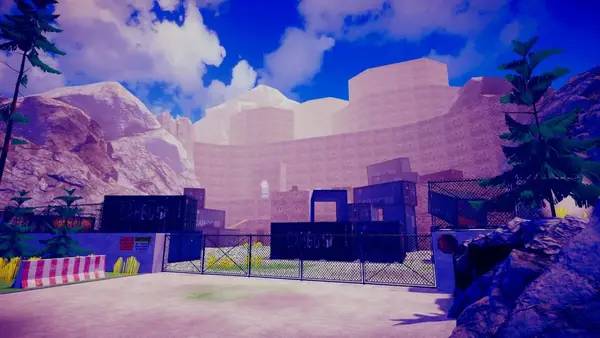 Иллюстрация уровня Hike с деталями окружения