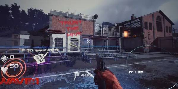 Иллюстрация уровня HIVE с деталями окружения