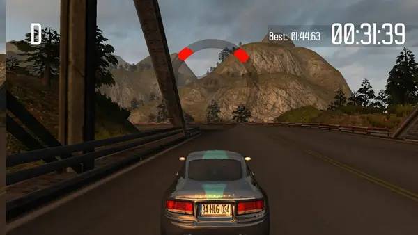 Иллюстрация уровня HoloSprint с деталями окружения