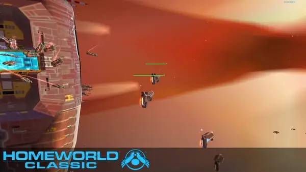 Иллюстрация уровня Homeworld Remastered Collection с деталями окружения