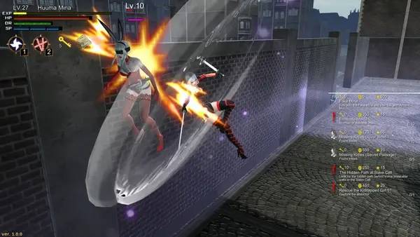 Иллюстрация уровня Huuma Mina The Secret of Immortality с деталями окружения