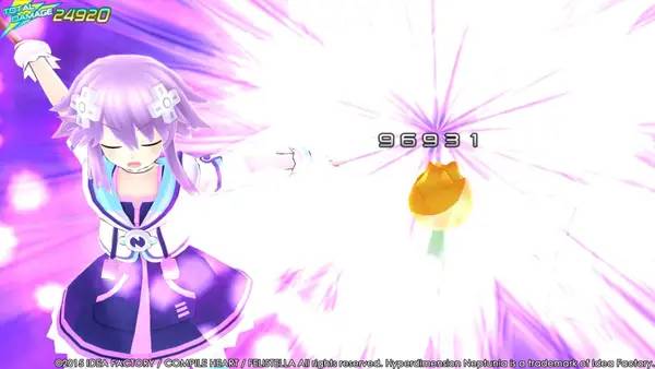 Иллюстрация уровня Hyperdimension Neptunia Re;Birth3 V Generation с деталями окружения