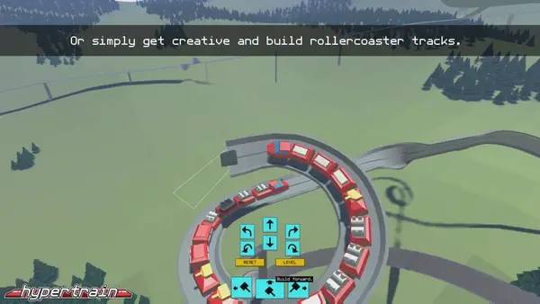 Иллюстрация уровня Hypertrain с деталями окружения