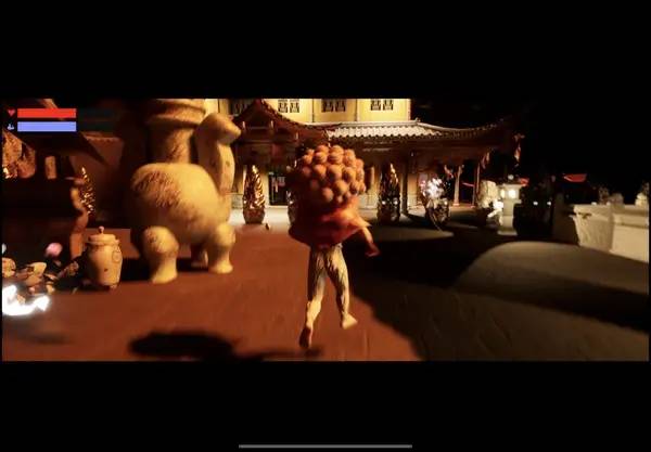 Иллюстрация уровня I am on Fire с деталями окружения