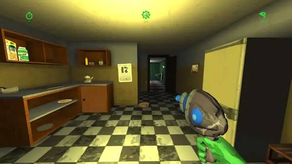 Иллюстрация уровня I'm from area 51 с деталями окружения