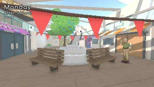 Иллюстрация уровня I Wanna Be A Game Dev! с деталями окружения