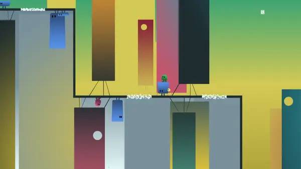 Иллюстрация уровня ibb and obb с деталями окружения