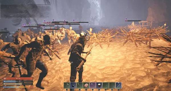 Иллюстрация уровня IfSunSets с деталями окружения