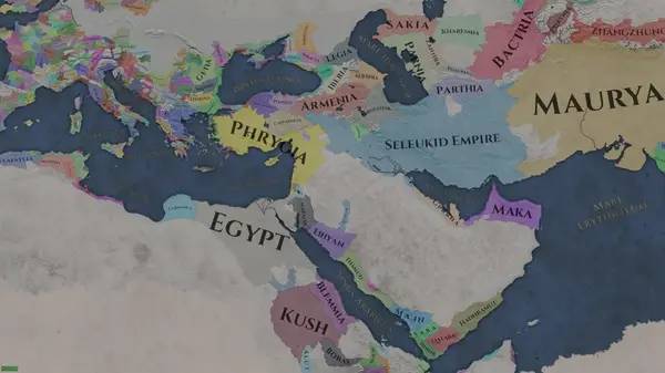 Иллюстрация уровня Imperator Rome с деталями окружения