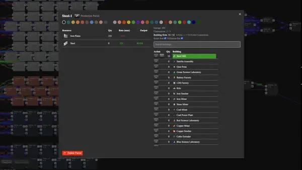 Иллюстрация уровня Incremental Factory с деталями окружения