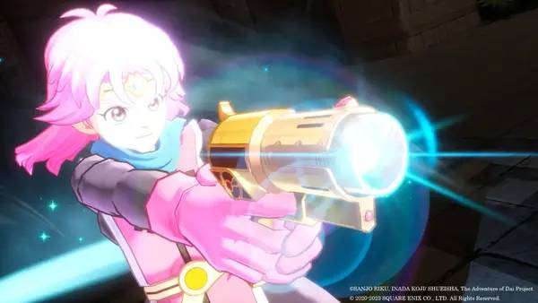 Иллюстрация уровня Infinity Strash  DRAGON QUEST The Adventure of Dai с деталями окружения