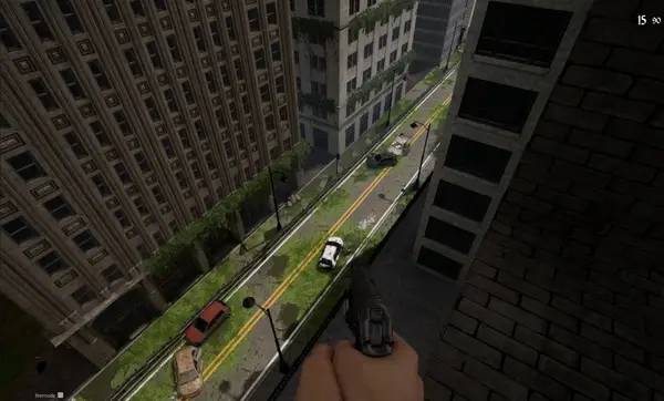 Иллюстрация уровня INQUIR P.T. с деталями окружения