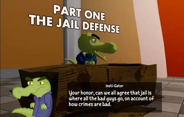 Иллюстрация уровня Investi-Gator  The Case of the Big Crime с деталями окружения