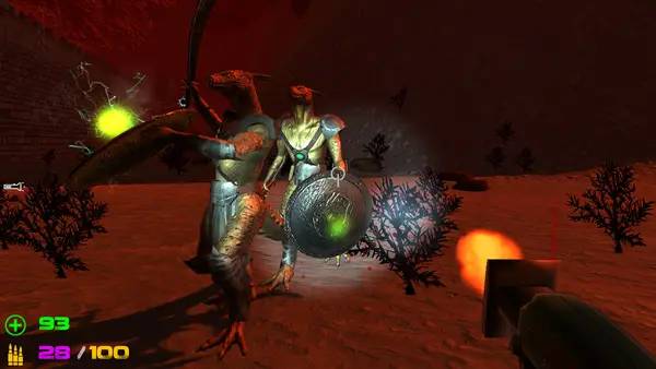 Иллюстрация уровня Iron Sun с деталями окружения