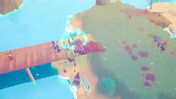 Иллюстрация уровня Island Crusaders с деталями окружения