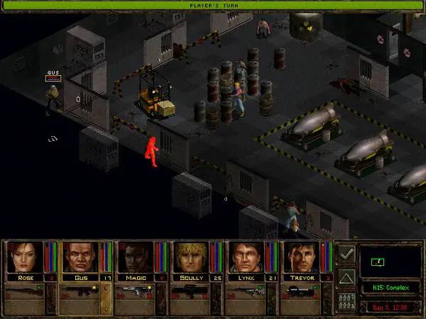 Иллюстрация уровня Jagged Alliance 2 Unfinished Business с деталями окружения