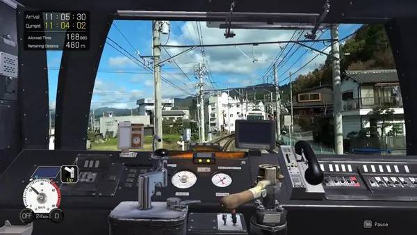 Иллюстрация уровня Japanese Rail Sim Journey to Kyoto с деталями окружения