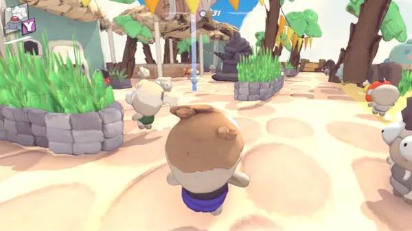 Иллюстрация уровня Just Act Natural с деталями окружения