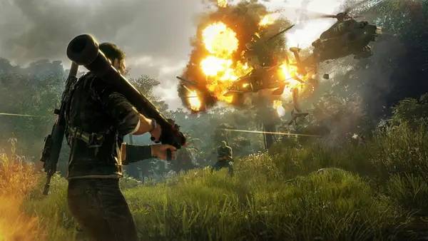 Иллюстрация уровня Just Cause 4 Reloaded с деталями окружения