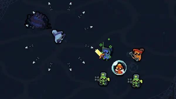 Иллюстрация уровня Just King с деталями окружения