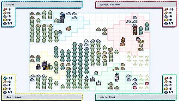 Иллюстрация уровня King Pins с деталями окружения