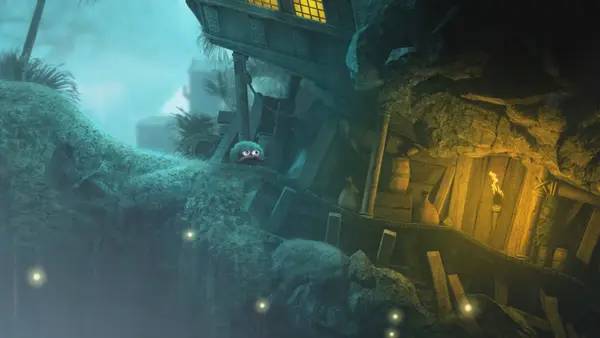 Иллюстрация уровня Leo’s Fortune - HD Edition с деталями окружения