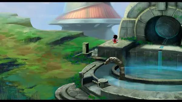 Иллюстрация уровня Lilly Looking Through с деталями окружения