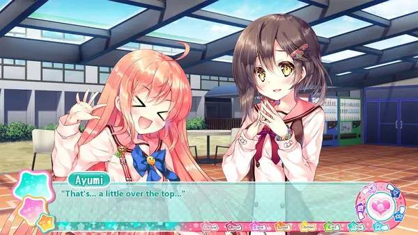 Иллюстрация уровня Lilycle Rainbow Stage!!! с деталями окружения