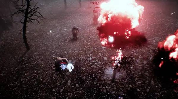 Иллюстрация уровня Ling A Road Alone с деталями окружения