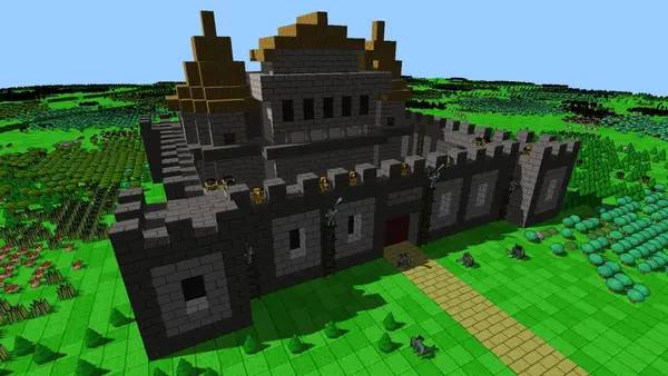 Иллюстрация уровня Lord of Dwarves с деталями окружения