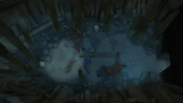 Иллюстрация уровня Lost God с деталями окружения