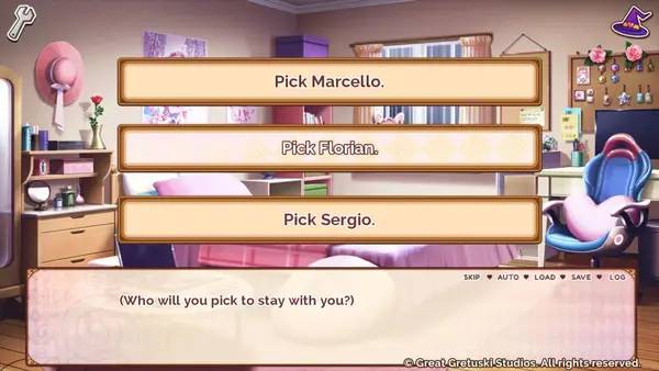 Иллюстрация уровня Love Spell  Written In The Stars - a magical romantic-comedy otome с деталями окружения