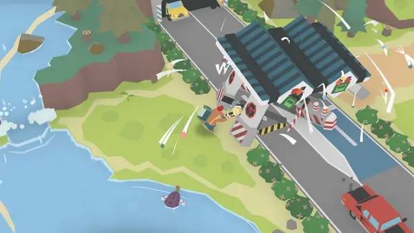 Иллюстрация уровня LumbearJack с деталями окружения