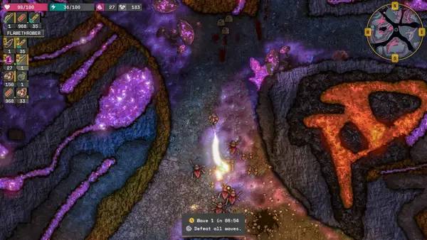 Иллюстрация уровня Lumencraft с деталями окружения