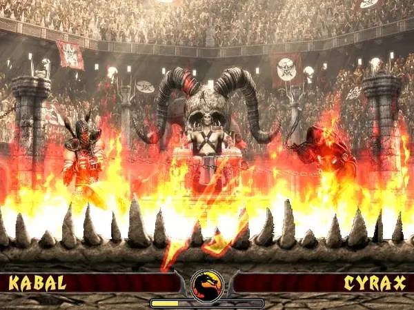 Иллюстрация уровня M.U.G.E.N Mortal Kombat Ultimate HD с деталями окружения