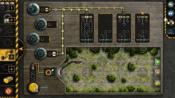 Иллюстрация уровня Machineers - Episode 1 Tivoli Town с деталями окружения