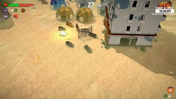 Иллюстрация уровня MAD and MAX  The Best Survival game with Zombies and Dinosaurs с деталями окружения