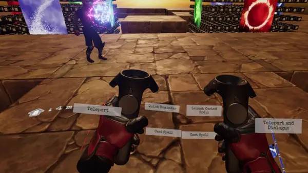 Иллюстрация уровня Mage VR The Lost Memories с деталями окружения